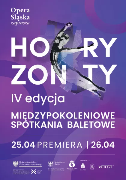 IV edycja przeglądu „Horyzonty – międzypokoleniowe spotkania baletowe!” - 25-26.04.2026 r. - zgłoszenia do 26.03.2026 r.