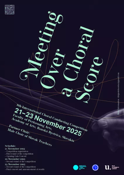 8th edition of the International Choral Conducting Competition - 21-23 listopada, 2025 r., Bańska Bystrzyca - zgłoszenia do:12 listopada 2025 r.
