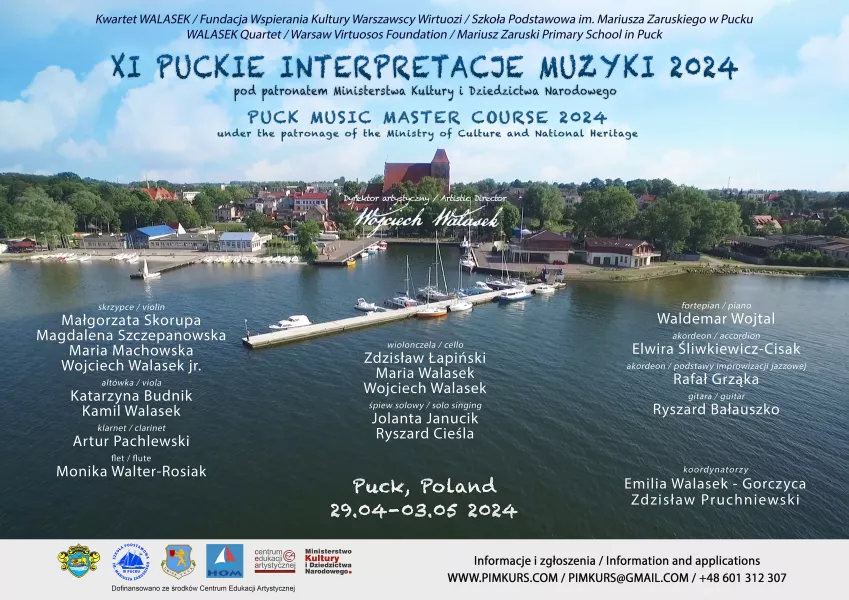 „XI Puckie Interpretacje Muzyki” pod patronatem MKiDN, 29.04-03.05.2024