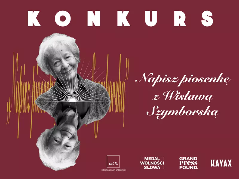 Konkurs dla kompozytorów - Napisz piosenkę z Wisławą Szymborską