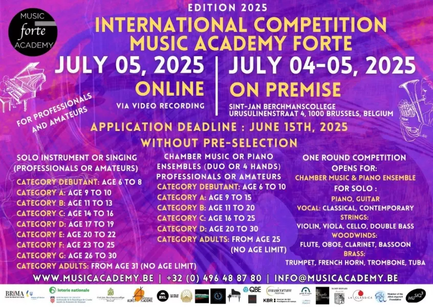 5th International Festival Music Academy FORTE 2025 - Competition